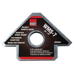 Bessey WMS-7 Multi-Purpose Arrowhead Magnetic Square, 4-3/4 in W x 3-1/4 in H, Ferrite