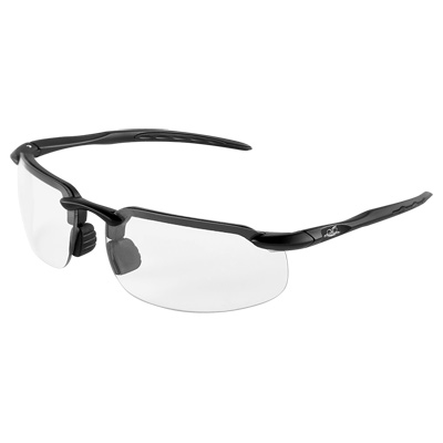 Swordfish Clear Performance Fog Technology Lens, Crystal Black Safety Glasses Half Frame