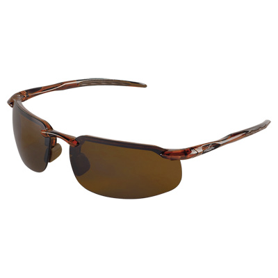 Swordfish Brown Flash Mirror Lens, Crystal Brown Frame Safety Glasses Half Frame