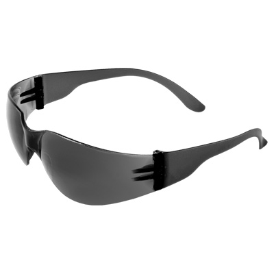Torrent Smoke Anti-Fog Lens, Frosted Black Frame Safety Glasses Frameless