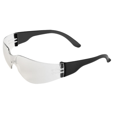 Torrent Indoor/Outdoor Lens, Matte Black Frame Safety Glasses Frameless