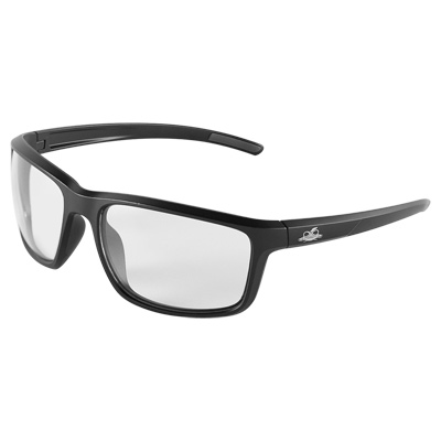 Pompano Clear Anti-Fog Lens, Matte Black Frame Safety Glasses Full Frame