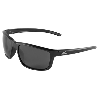 Pompano Smoke Anti-Fog Lens, Matte Black Frame Safety Glasses Full Frame