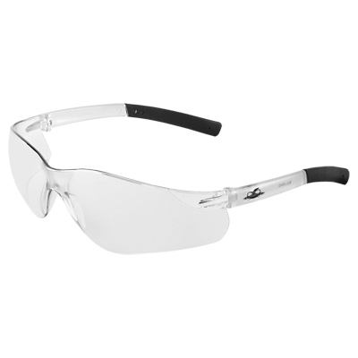 Pavon Clear Anti-Fog Lens, Frosted Clear Frame Safety Glasses Frameless