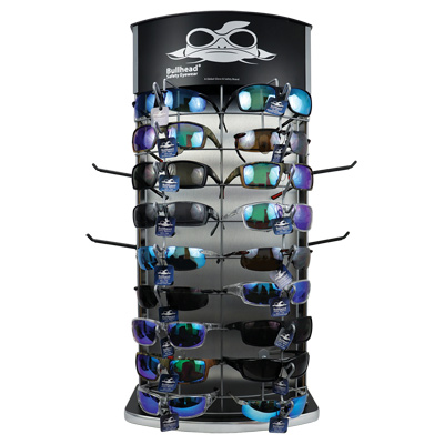 Bullhead Safety Eyewear 36-Piece Two-Sided Countertop Display One Size