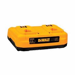 Black+Decker DC9320 2-Port Heavy Duty Battery Charger, For Use With DEWALT 7.2 to 18 VDC Ni-Cd, Li-Ion Batteries, Li-Ion/Ni-Cd/Ni-MH Battery, 1 hr Charging
