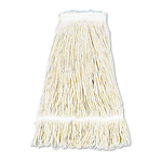 Boardwalk BWK424CCT Pro Loop Web Tailband Wet Mop Head, 24 oz, White