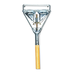 Boardwalk BWK605 Wet Mop Handle, 54 in L, Wood, Quick-Change Connection, Natural