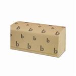 Boardwalk BWK6210 Singlefold Towel, 250 Sheets, 1 Plys, Paper, Natural, 9-1/2 in W