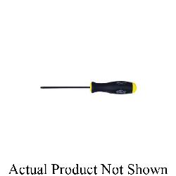 Bondhus 10615 Standard Length Screwdriver, 7/16 in BallDriver Point, 12-1/2 in OAL, Rubber Handle, ProGuard