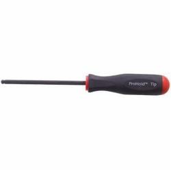 Bondhus 10650 Ball End Standard Length Screwdriver, 1.5 mm BallDriver Hex Point, 120 mm OAL, Thermoplastic/Soft Rubber Handle, ProGuard