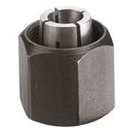 Bosch 2610906283 Self-Releasing Collet Chuck With Nut, 1/4 in, For Use With Bosch 1617, 1617EVS, 1617EVSPK, 1618, 1618EVS, 1613, 1613EVS, 1613AEVS, 1619EVS, MRF23EVS, MRP23EVS and MRC23EVSK Routers