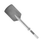 Bosch HS2169 Clay Spade, 5-3/8 in Blade, 21 in L, 1-1/8 in Hex Shank, For Use With Bosch 11304 1-1/8 in Hex Shank Breaker Hammers and Pneumatic Hammers, Steel