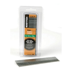 Bostitch BT1332B-1M BT Series Finishing Nail, 1-1/4 in L, 18 ga, Coated, Steel