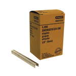 Bostitch SHCR50193/8-5M Tacker Staple, 3/8 in L Leg, 1/2 in W Crown