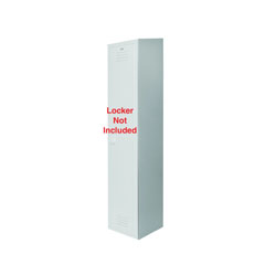 Bradley Lenox EPST-S1260-200 End Panel, For Use With Slope Top Standard or Z Locker, HDPE, Gray