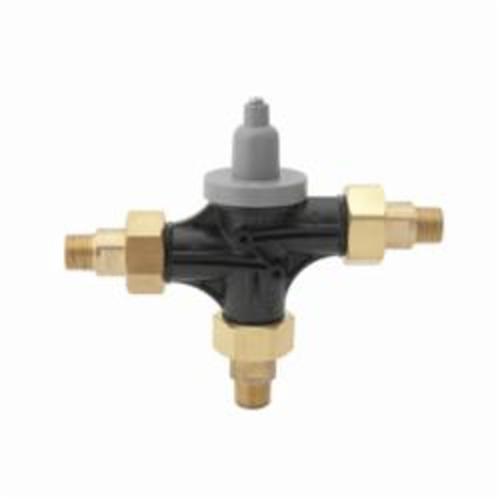 Bradley Navigator S59-4016D Adjustable Thermostatic Mixing Valve, 1/2 in, MNPT/Sweat, 125 psi, 0.5 to 16.5 gpm Flow, Glass Filled Polysulfone Body, Domestic