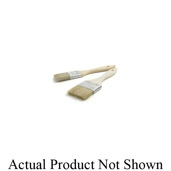 BRM 601G100 Square Trim Paint Brush, 1-5/8 x 5/16 x 1 in, Unfinished Wood Handle, Varnishes