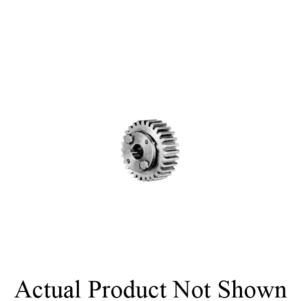 Browning 1213701 Spur Gear With Type H Split Taper Bushing, 12 Diametral Pitch, 14.5 deg, 3/4 in W Face, 36 Teeth, 3 in Dia Pitch, 3/8 in Dia Bore, Steel