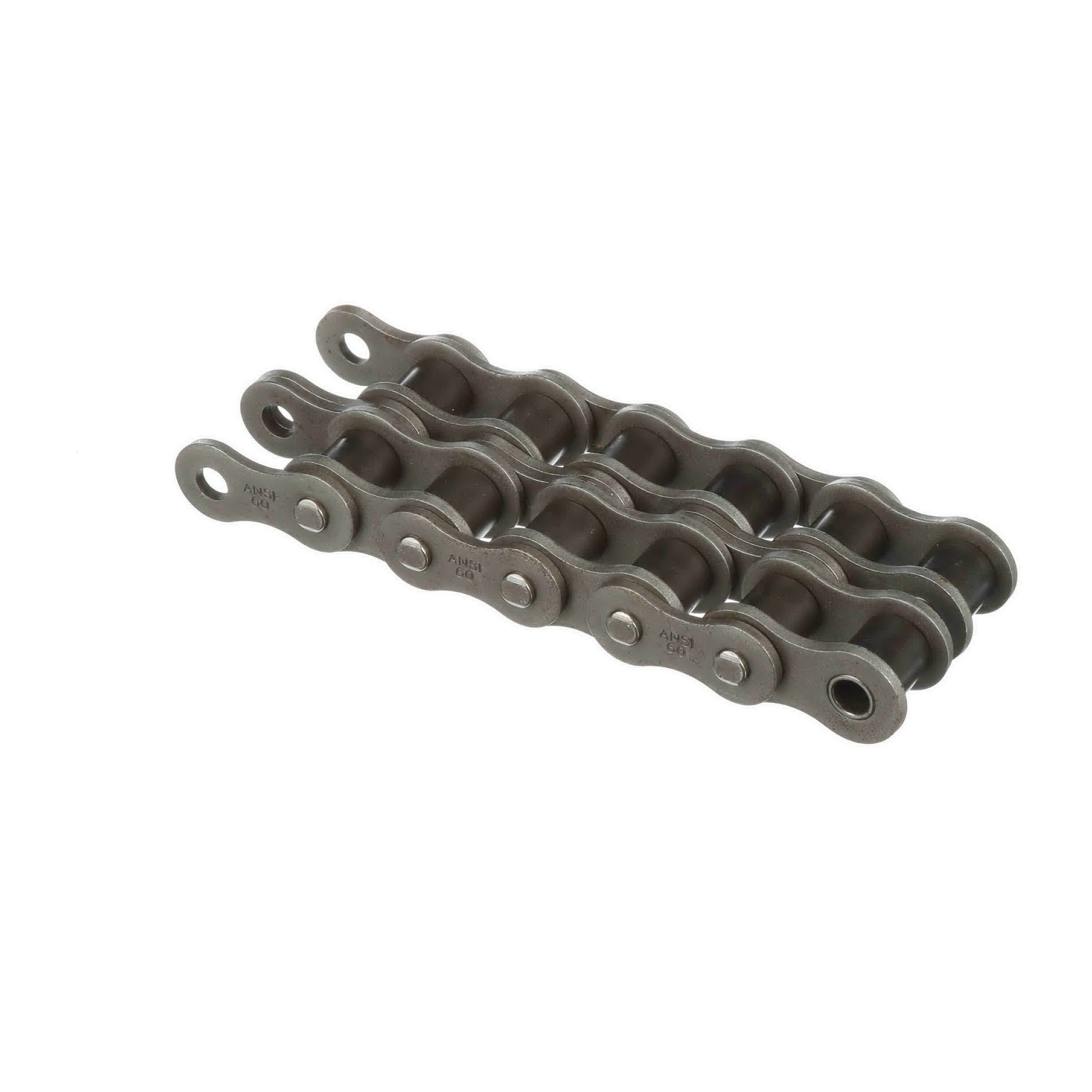 Browning 1293737 Standard Riveted Roller Chain, 1/2 in Pitch, 0.312 in Dia x 5/16 in W Roller, Steel