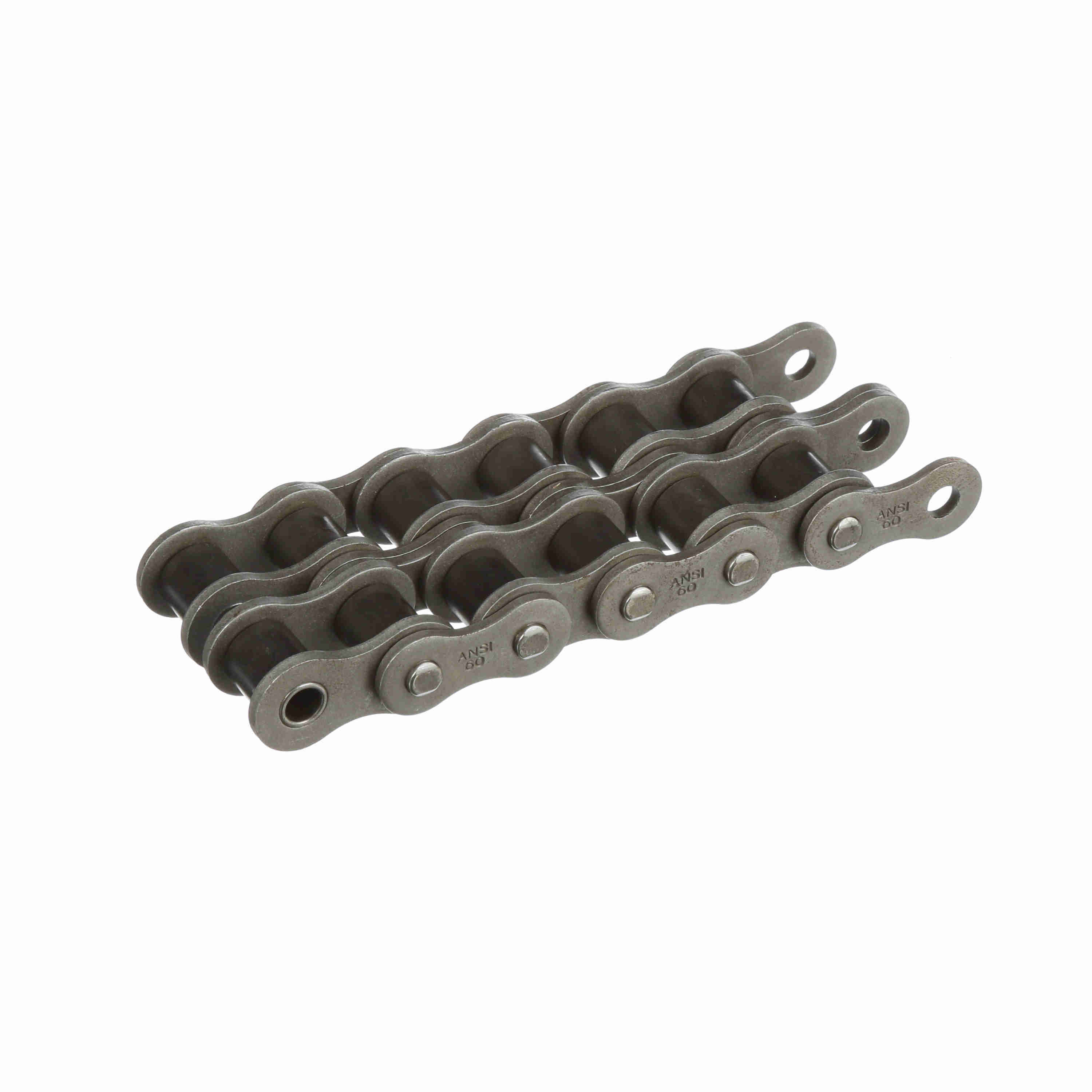 Browning 1293760 Riveted Standard Duty Roller Chain, 10 ft OAL, 3/4 in Pitch, 0.468 in Dia x 1/2 in W Roller, Steel