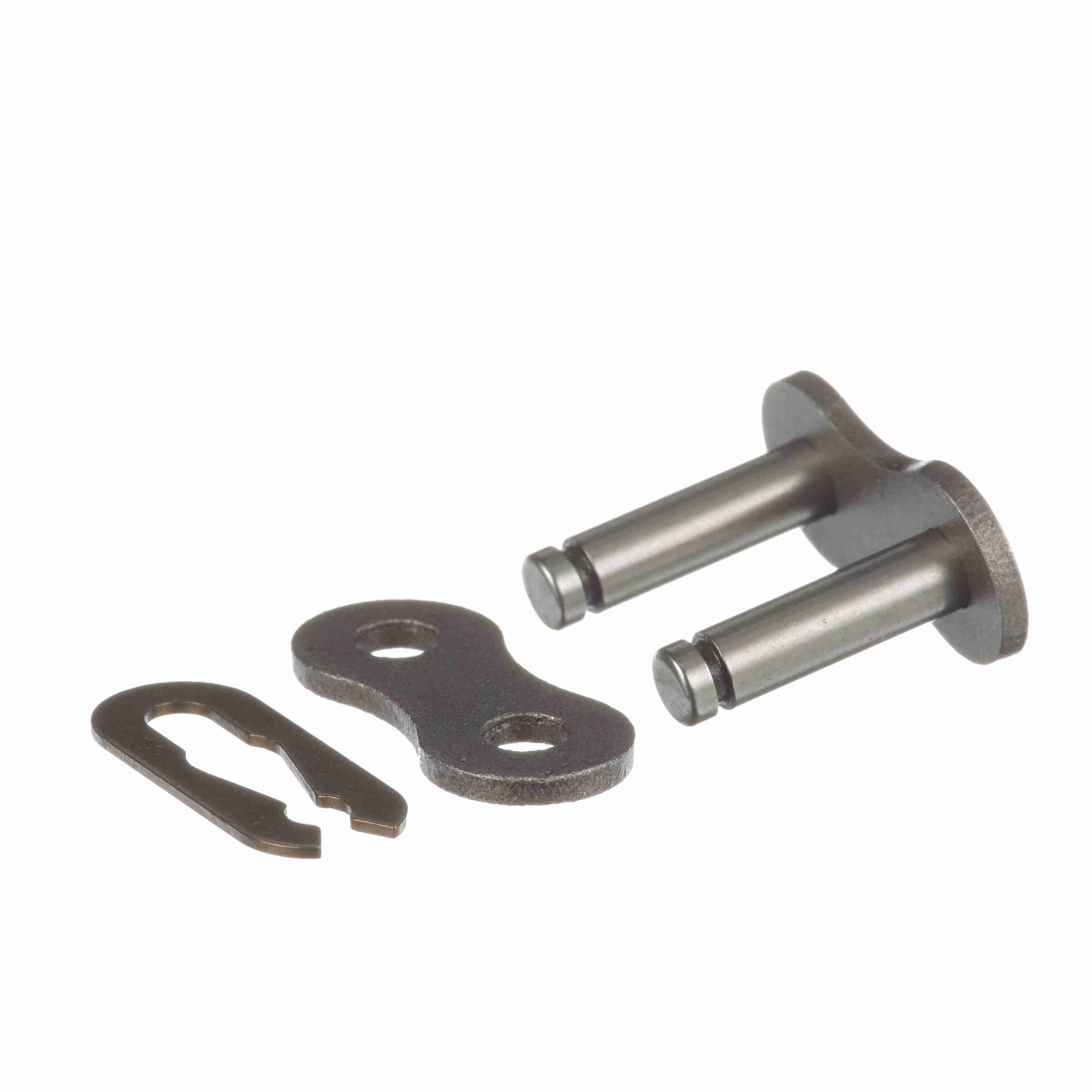 Browning 1297597 Connecting Link With Spring Clip, J50 Chain, 5/8 in Pitch, 0.855 in OAW, 0.2 in Dia Pin, Steel