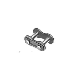 Browning 1297563 Connecting Link With Spring Clip, J35 Chain, 3/8 in Pitch, 1/2 in OAW, 0.141 in Dia Pin, Steel