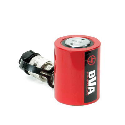 BVA HL1001 HL Series Low Profile Hydraulic Cylinder, 10 ton, 1.73 in Bore, 1-1/2 in L Stroke, 1-1/2 in Dia Rod, 10000 psi