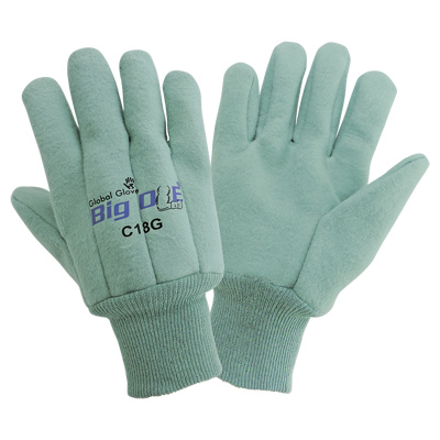 Big Ole Premium 18-Ounce Heavyweight Cotton Chore Gloves Jumbo