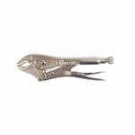 PALMGREN 70550 Locking Plier, 1-1/4 in Nominal, Manual Locking, 3/8 in W Alloy Steel Curved Jaw, 5 in OAL, ASME Specified