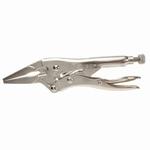 PALMGREN 70950 Locking Plier, 2-3/4 in Nominal, Manual Locking, 3/8 in W Alloy Steel Long Nose Jaw, 9 in OAL, ASME Specified