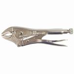 PALMGREN 71050 Locking Plier, 2 in Nominal, Manual Locking, 1/2 in W Alloy Steel Curved Jaw, 10 in OAL, ASME Specified