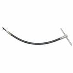 C.S. Osborne 1204-1 Flexible Packing Hook Extractor With Permanent Tip, 5/32 in Dia Shaft, 1/4 in Dia x 3/4 in L Corkscrew