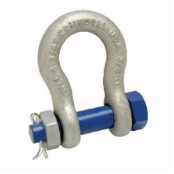 Campbell 5390435 Anchor Shackle, 0.5 ton Load, 1/4 in, 5/16 in Dia Bolt Pin, Galvanized