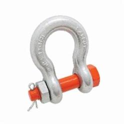 Campbell 5390695 Anchor Shackle, 2 ton Load, 3/8 in, 7/16 in Dia Bolt Pin, Galvanized