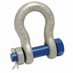 Campbell 5390835 999-G Anchor Shackle, 2 ton Load, 1/2 in, 5/8 in Dia Bolt Pin, Galvanized
