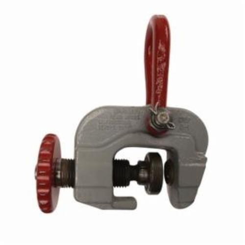 Campbell 6421000 Screw Adjusted Cam Plate Clamp, 1 ton Load, 1 in Jaw Opening, 6-1/4 in OAW, Forged Steel, Load Activated/Screw Locking