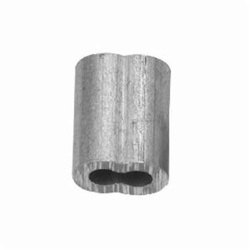 Campbell 7670814 Cable Ferrule, For Use With 3/32 in Dia Cable, 3/32 in, Aluminum