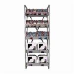 Campbell D0720121 Square Pail and Reel Assortment Display, Display Tool Storage