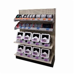 Campbell D0729941 Square Pail and Reel Assortment Display, Display Tool Storage, 4632 Pieces