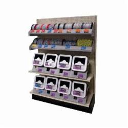 Campbell D0729944 Square Pail and Reel Assortment Display, Display Tool Storage, 3512 Pieces