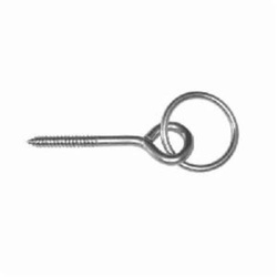 Campbell T7663550 Welded Hitch Ring With 3-1/2 in Screw Eye Bolt, 90 lb Work Load, 2 in OD x 0.26 in THK