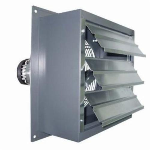 Canarm SD24-XPF Explosionproof Shutter Mounted Exhaust Fan, 2 ft Dia Blade, 115/208 to 230 VAC, 5500 cfm Flow Rate, 29-1/4 in W