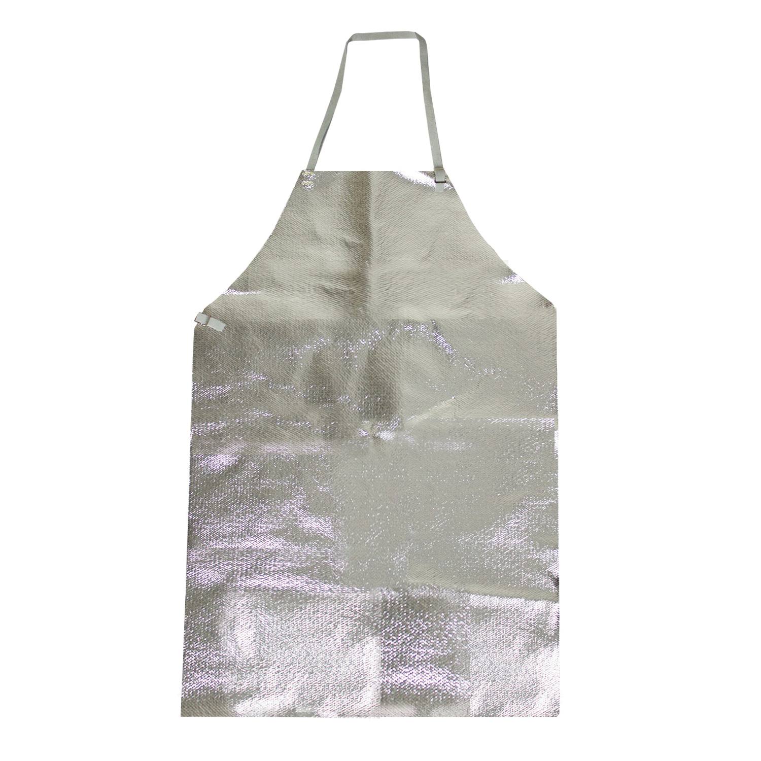 CARBON ARMOUR A02NL24X36 Apron, 24 in, Silver, Aluminized OPF/Para-Aramid, 36 in L