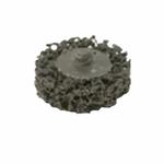 CGW 59061 EZ Series Roll-On Non-Woven Strip Wheel, 2 in Dia, 1/2 in Center Hole, 1/2 in W Face, Coarse Grade, Silicon Carbide Abrasive