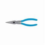 Channellock 317 BULK Long Nose Plier, Cross Hatched High Carbon Steel Jaw, 2-23/64 in L, 7-1/2 in OAL