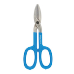 Channellock 608TS Straight Cut Tinner Snip, 24 ga Rolled Steel Cutting, 1-3/4 in L of Cut, Tin Snip, Forged Alloy Steel Blade, Plastisol Grip