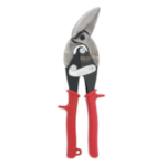 Channellock 610FL Offset Left Cut Aviation Snip, 18 ga Rolled Steel/22 ga Stainless Steel Cutting, 1-1/4 in L of Cut, Aviation Snip, Forged Alloy Steel Blade, High Tensile Steel Handle, Push-on Grip