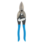 Channellock 610SS Straight Cut Utility Aviation Snip, 24 ga Rolled Steel Cutting, 1.38 in L of Cut, Aviation Snip, Forged Alloy Steel Blade, High Tensile Steel Handle, Plastisol Grip