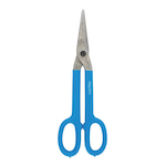 Channellock 612TD Straight Cut Tight Curve Tinner Snip, 22 ga Rolled Steel Cutting, 3 in L of Cut, Tin Snip, Forged Alloy Steel Blade, Plastisol Grip